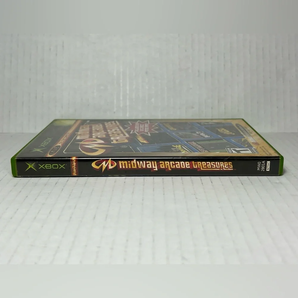 Midway Arcade Treasures Original Xbox Game Complete Manual CIB 2003 Microsoft